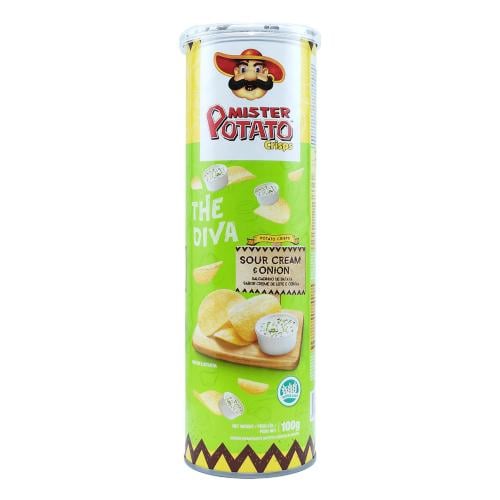 بطاطس مقرمش بنكهه الكريمه الحامضه والبصل من مستر ب...