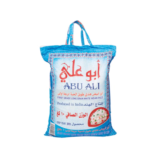 ارز ابيض هندي ابو علي طويل الحبة درجة اولى 10 كيلو