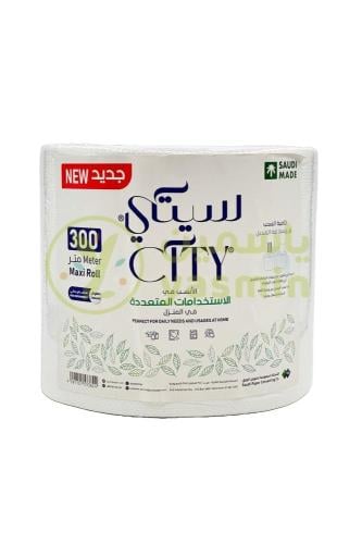 مناديل ماكس رول سيتي 300 متر