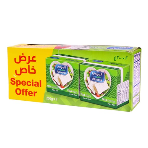 المراعي جبنة فيتا كامل الدسم 2×200جم