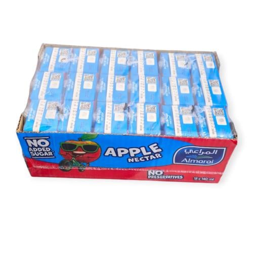 عصير المراعي بالتفاح 140 مل * 18 حبة