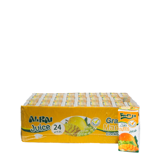 عصير الري كوكتيل العنب و المانجو 24*125 مل