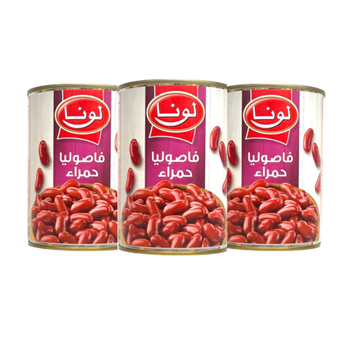 فاصوليا لونا حمراء 3 حبات