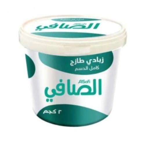 زبادي كامل الدسم الصافي 2 كيلو