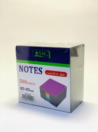 ورق مكتب ملون مع علبة 500 حبه