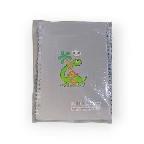 دفتر سلك كناري 80 مربعات صغير منوع عدد 2 حبة