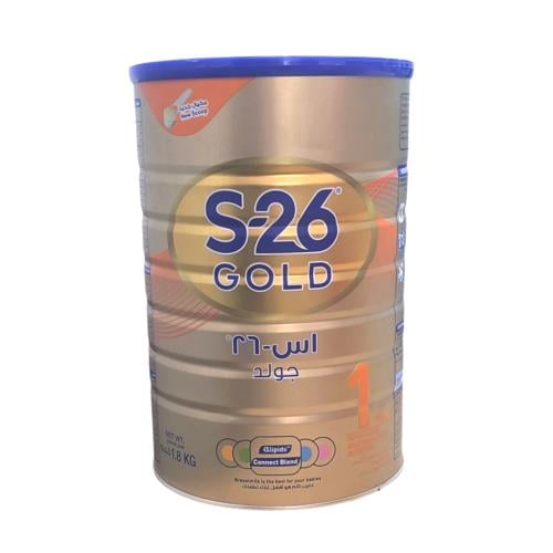 حليب أطفال إس - 26 بروجولد 1 - 1800 جم