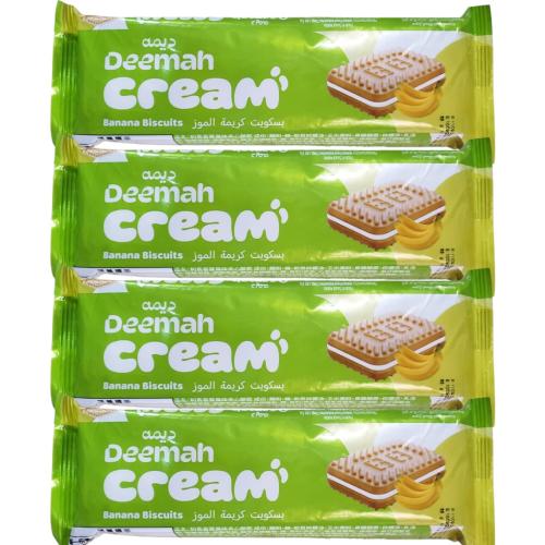 بسكويت ديمة كريمة الموز 68 جرام * 4حبات
