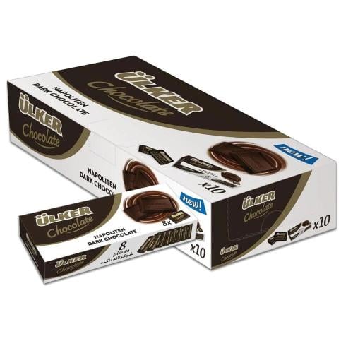 شوكلاته سوداء اولكر بالحليب 30 جرام 10 حبه