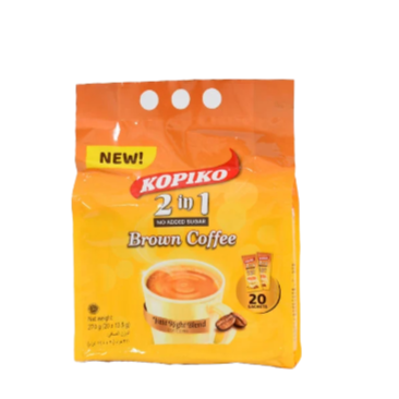 كوبيكو براون كوفي 2 في 1 ( 20 كيس )