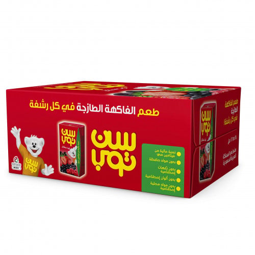 كرتون سن توب توت مشكل 30 *125 مل