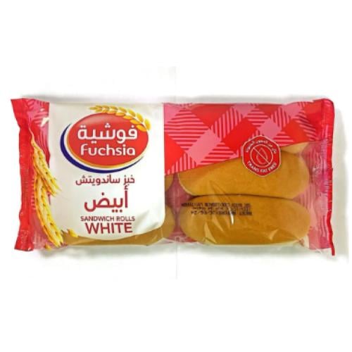 خبز رول ابيض فوشيه 330 جرام