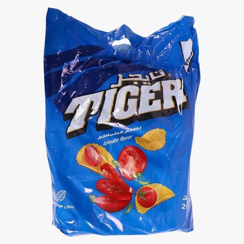 بطاطس تايجر شرائح مقلية بطعم الطماطم 20 حبة 12 جرا...