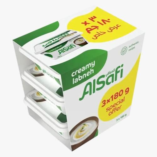 الصافي لبنة كريمية 180 جرام 3 حبة