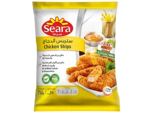 ستربس دجاج عادية سيارا 750 جرام