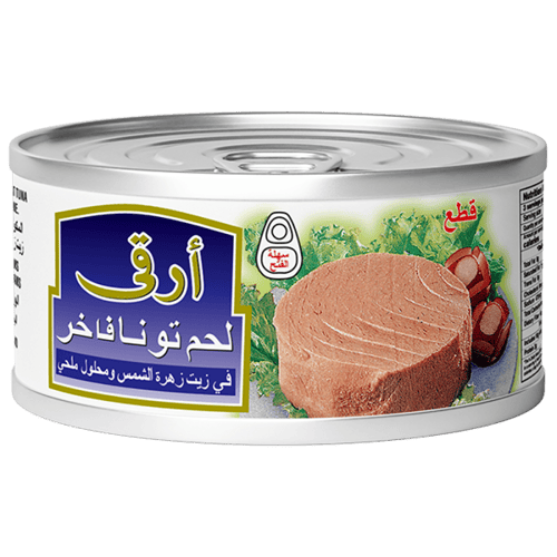 أرقى لحم تونا فاخر في زيت دوار الشمس 160 جرام