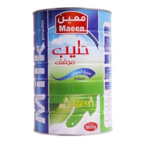 حليب مجفف كامل الدسم معين -1800جرام