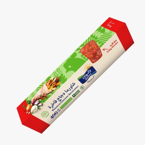 رضوى شاورما دجاج فاخر حارة 400جم