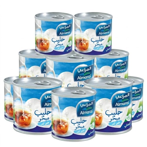 المراعي حليب مبخر الاصلي 170 جرام 10 حبات