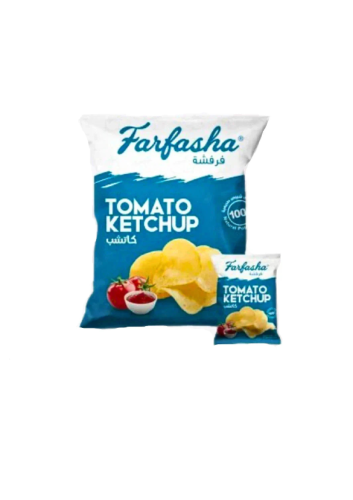 بطاطس بالكاتشب فرفشه12 جرام* 21 حبة