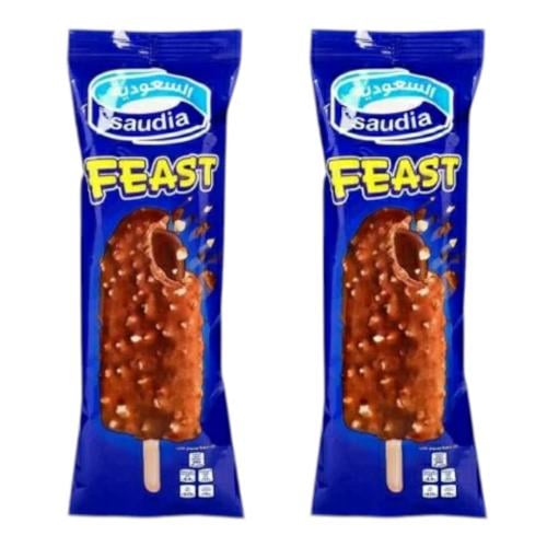 أيس كريم السعودية فيست شوكولاتة 90 مل *2حبة