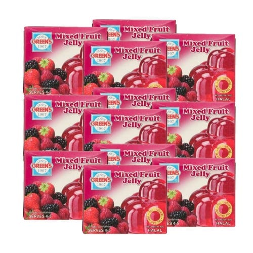 جرينز جيلي الفواكة المشكلة 80 جرام × 12