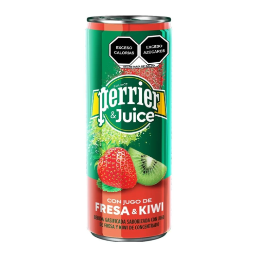 مياه بيرير 250 مل معدنية مكربنة فراولة وكيوي