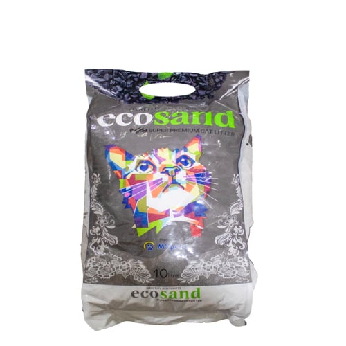 ايكو ساند رمل للقطط برائحة الفحم 10 لتر