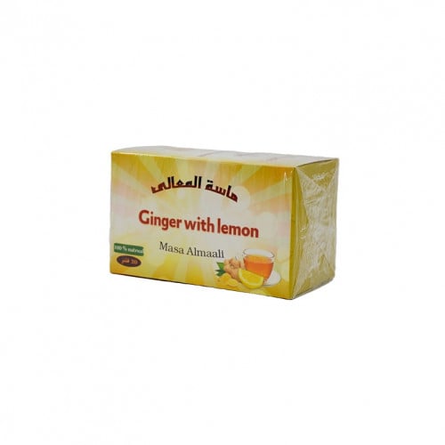 شراب زنجبيل وليمون ماسة المعالي 20 كيس