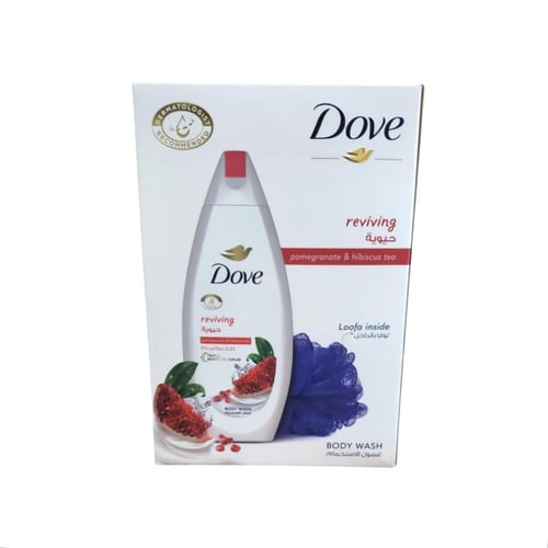 دوف غسول اللاستحمام حيوية برائحة الرمان 250مل