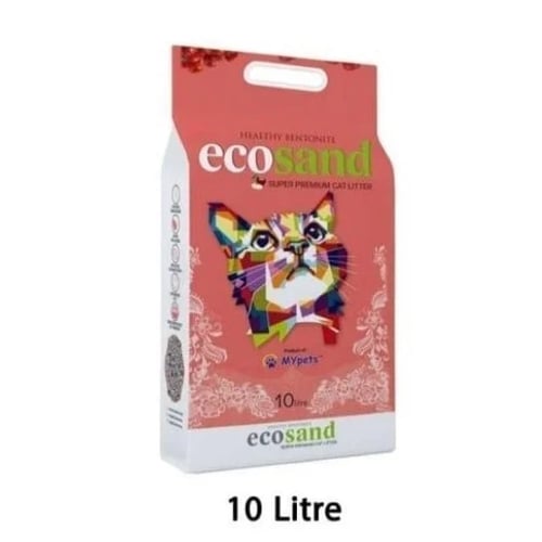 ايكو ساند رمل للقطط برائحة تفاح 10 لتر