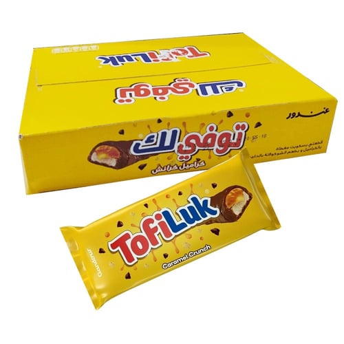 شوكولاتة غندور توفي لك كراميل كرانش 33 غ * 12 قطعة