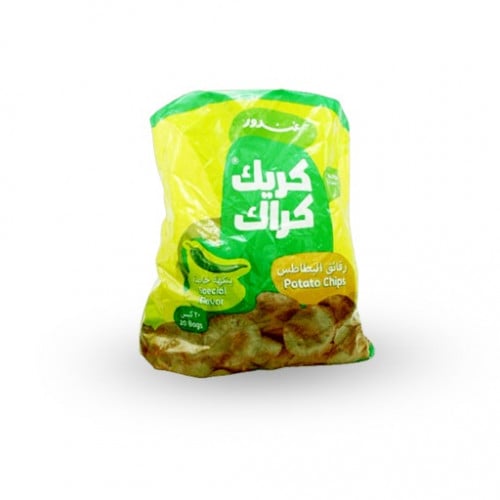 بطاطس غندور كريك كراك بنكهة خاصة 20كيس