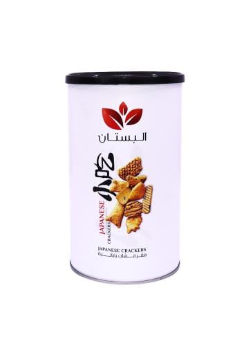 مقرمشات يابانية البستان (علبة) 220جرام