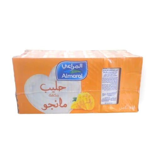 المراعي حليب طويل الاجل الفونسو مانجو 200 مل*18حبه