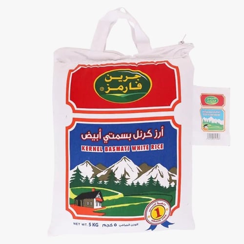ارز بسمتي ابيض درجه اولى كرنل جرين فارمز 5 كيلو