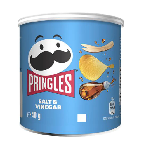 برينجلز رقائق بطاطس بطعم الملح والخل - 40 جرام