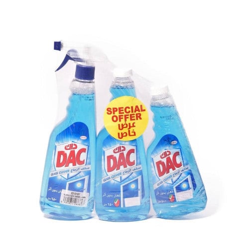 داك ملمع زجاج 650 مل 2+1 مجاني