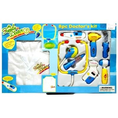لعبة مجموعة ادوات الطبيب للاطفال مع اللبس متنوع