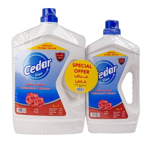 سيدار مطهر ورد يطهر وينظف ويحمي طويل الأمد،3 لتر +...