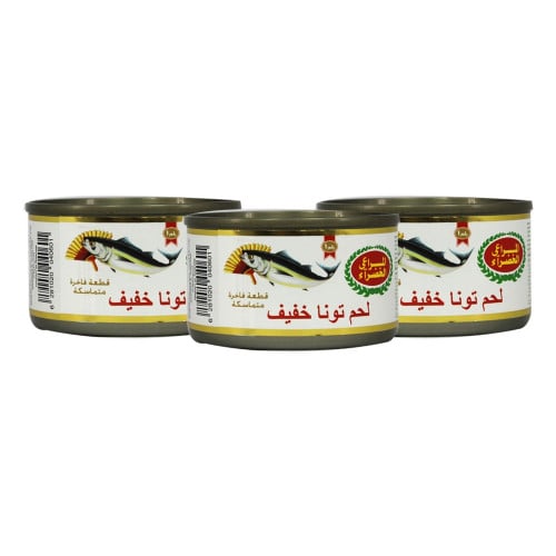 مجموعة تونة المراعي الخضراء 90جرام ×3حبات