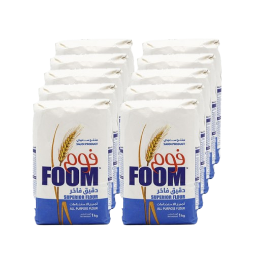شدة دقيق فوم 1 كيلو 1 ×10 حبات