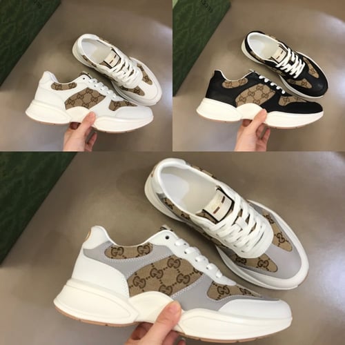 سنيكرز رجالي ماركة قوتشي ماستر شامل الملحقات