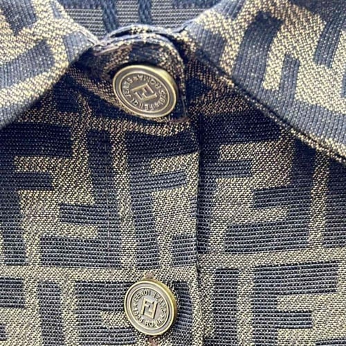 قميص فندي شتوي للتوصيل الفوري قماش ثقيل ماستر