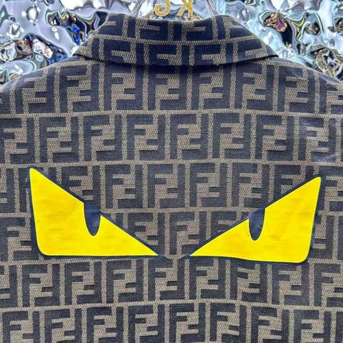 قميص فندي شتوي للتوصيل الفوري قماش ثقيل ماستر