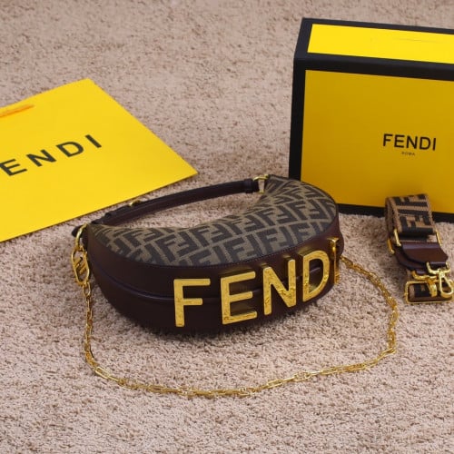 حقيبة ماركة فندي 3 ألوان ماستر شامل الملحقات