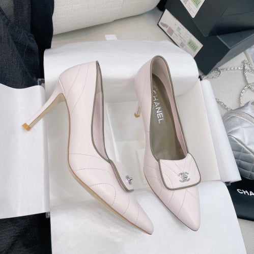 حذاء شانيل ماستر مع الملحقات ارتفاع كعب 9cm