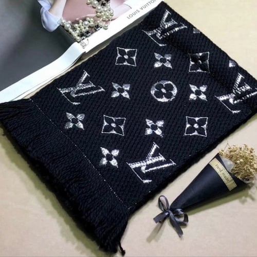 شالات لويس فيتون صوف مع قطن ماستر شامل الملحقات