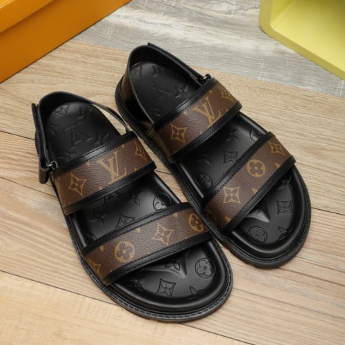 صندل رجالي ماستر من لويس فيتون جودة عالية شامل الم...