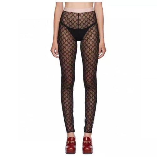 ليقنز نسائي قوتشي شفاف بنطال جودة عالية